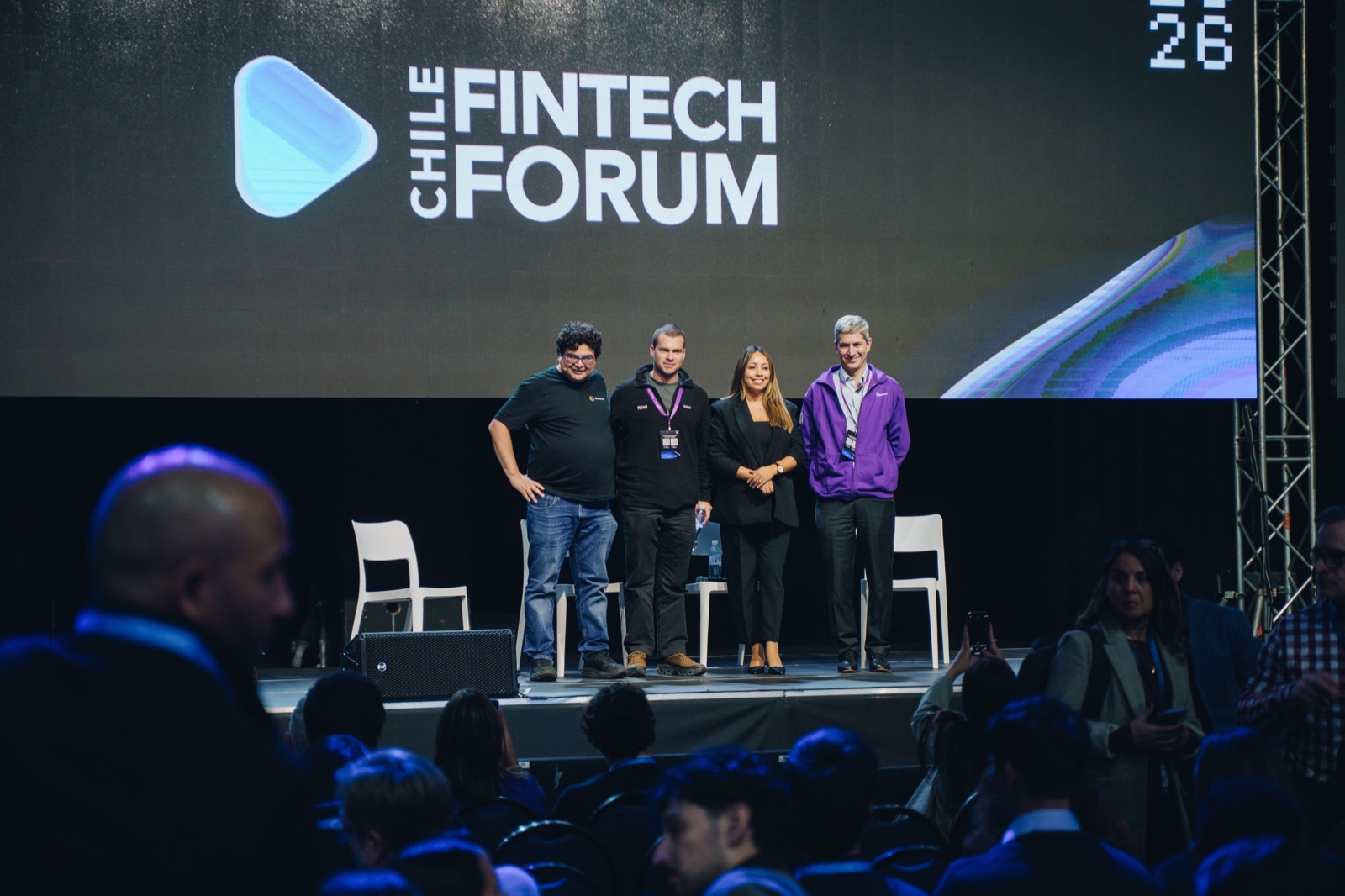 El Main Stage del Chile Fintech Forum con el público